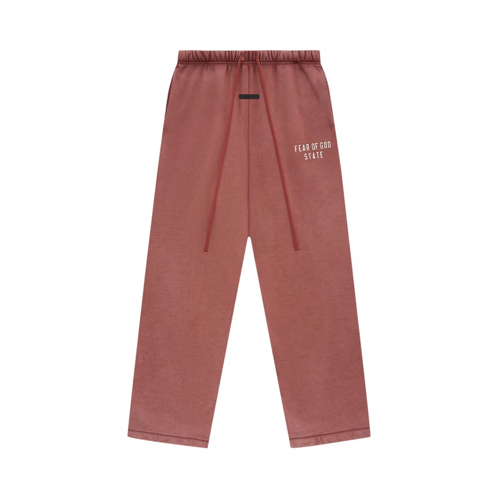 Fear of God Essentials Heavy Fleece Relaxed Sweatpant Crimson