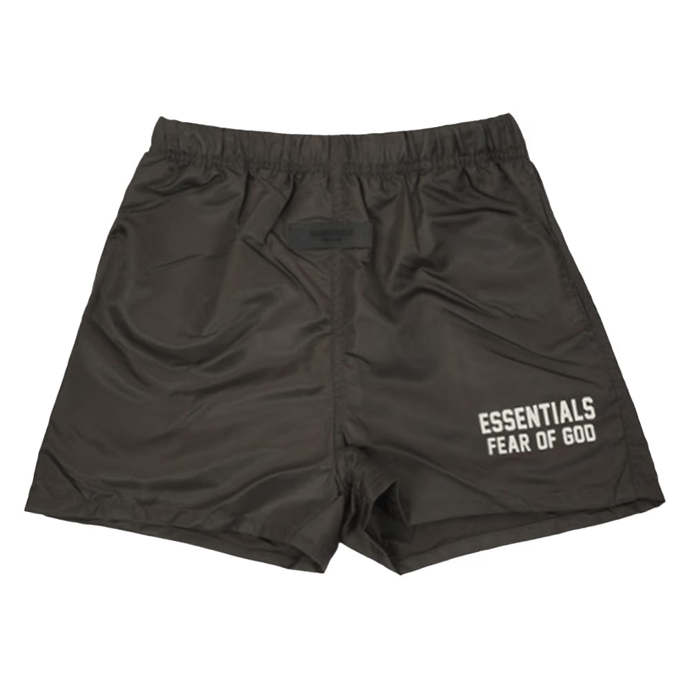 Fear of God Essentials Kids Running Shorts Off Black