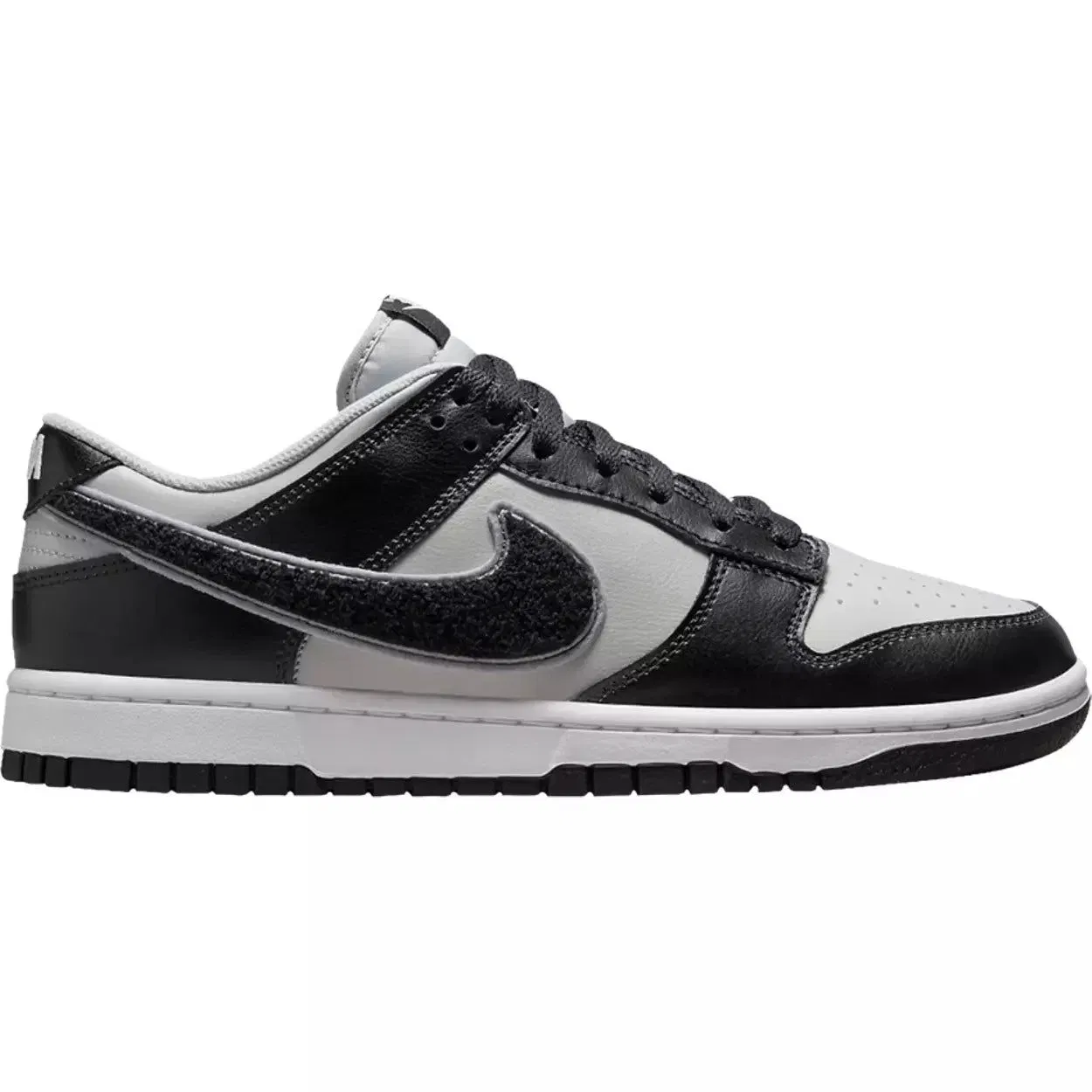Nike Dunk Low Chenille Swoosh - Grey Fog