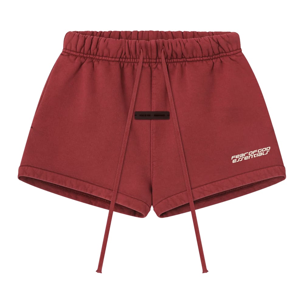 Fear of God Essentials Running Shorts Crimson
