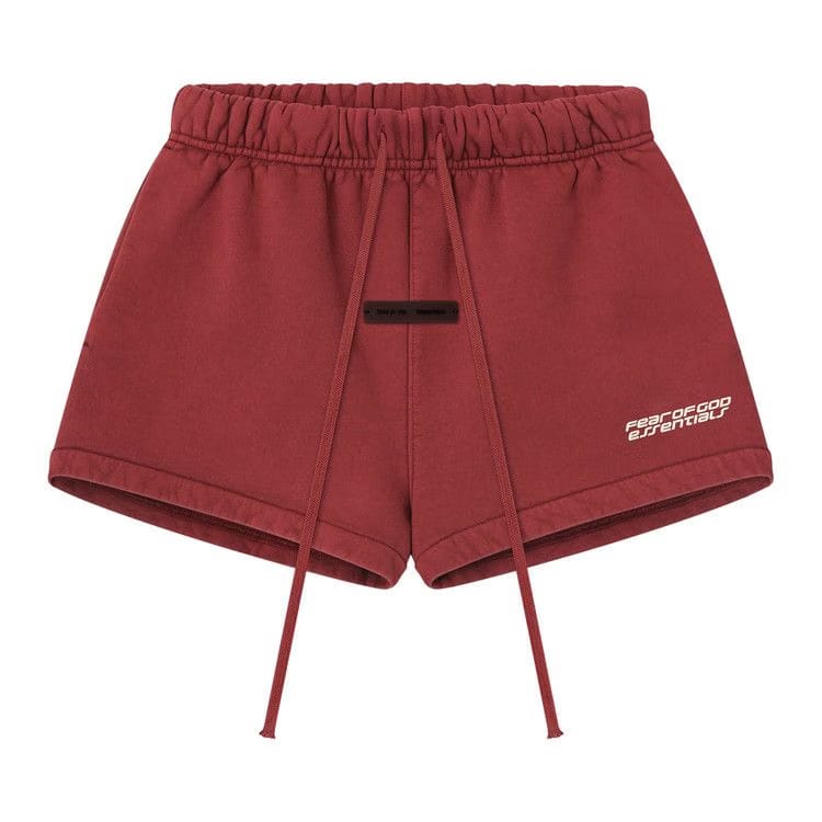 Fear of God Essentials Running Shorts Crimson