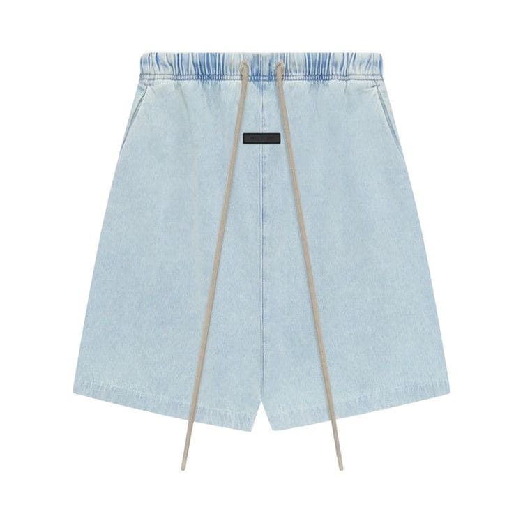 Fear of God Essentials Relaxed Shorts Light Washed Denim