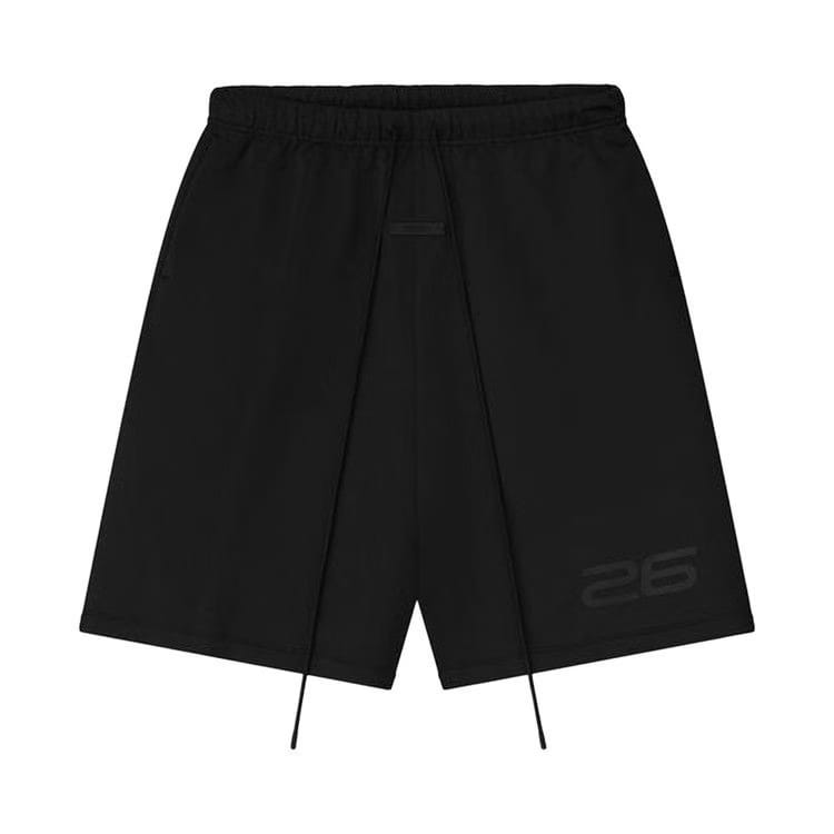 Fear of God Essentials Satin Fleece Relaxed Sweatshort Vintage Black