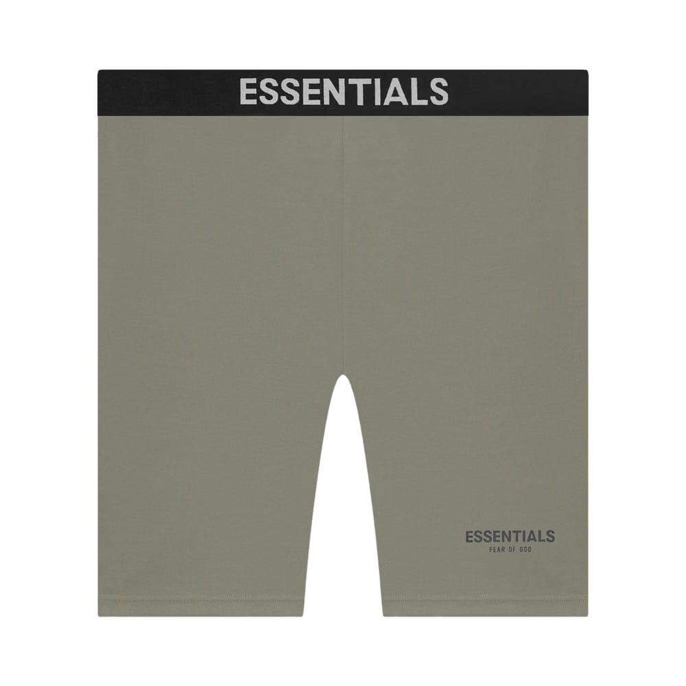 Fear of God Essentials Athletic Biker Shorts Gray Flannel