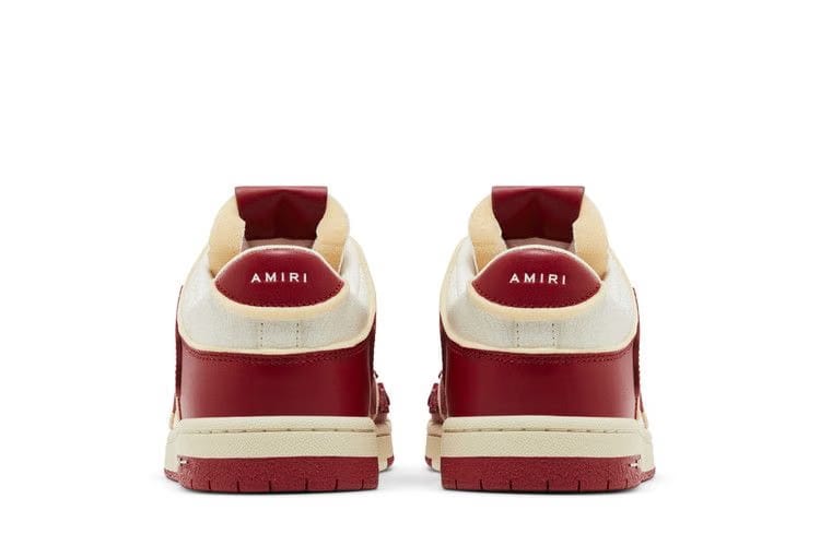 Amiri Skel Top Low Collegiate - Red White