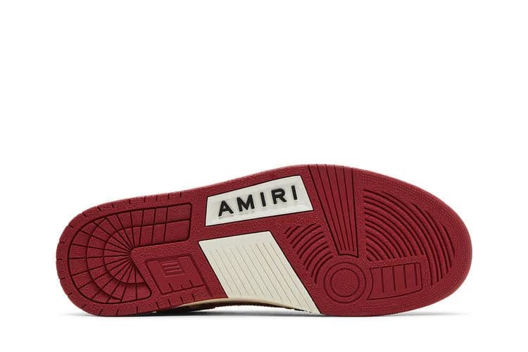 Amiri Skel Top Low Collegiate - Red White