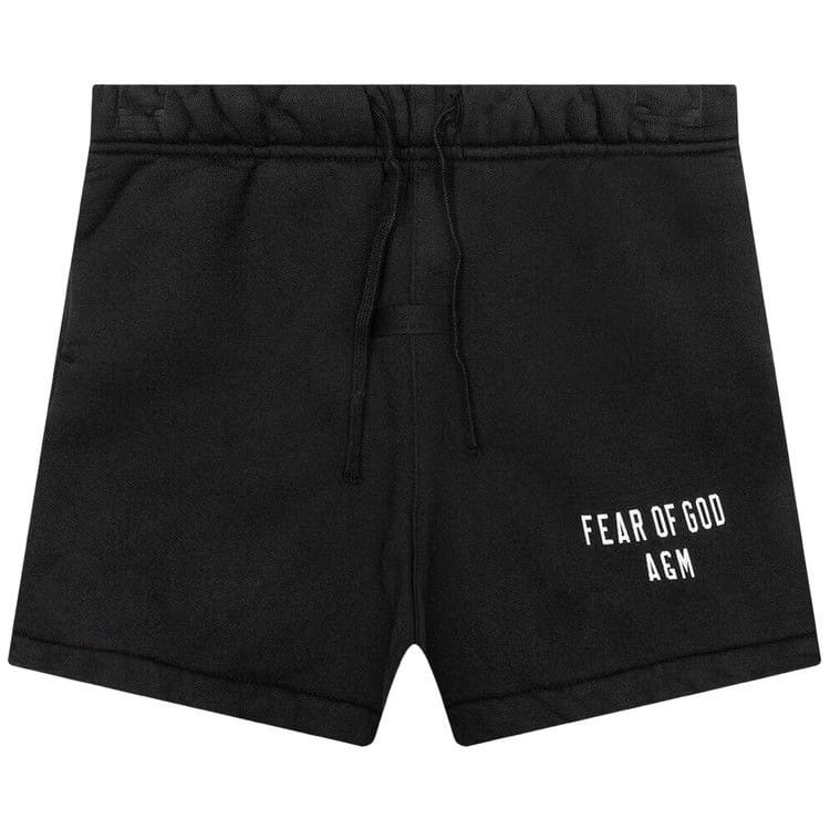 Fear of God Essentials Kids Heavy Fleece Soccer Shorts Black