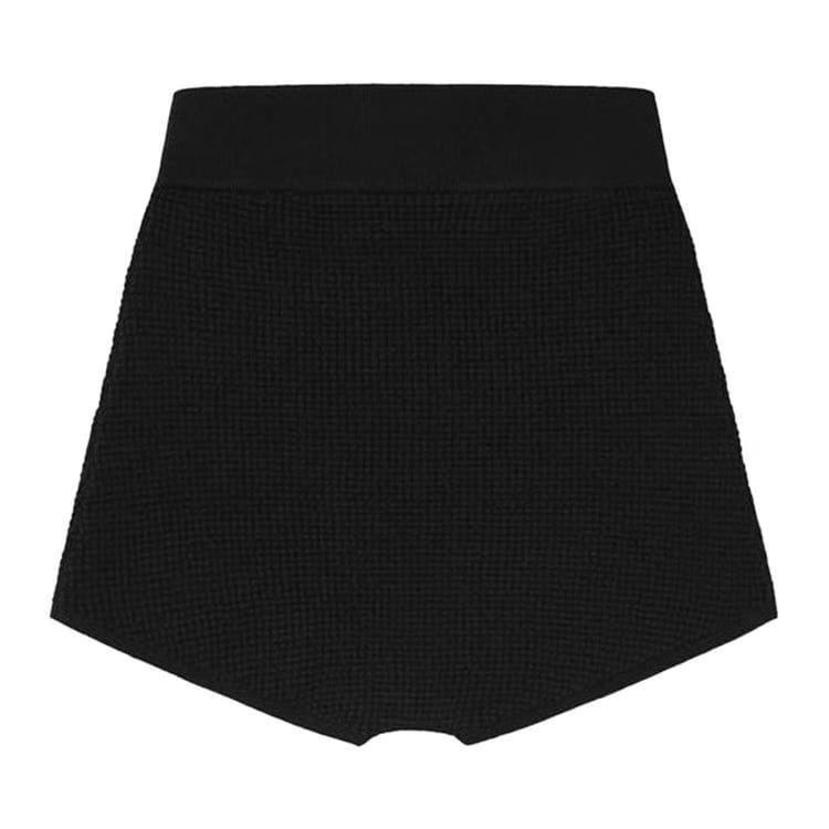 Fear of God Essentials Waffle Boy Shorts Vintage Black