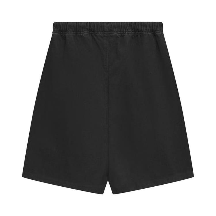 Fear of God Essentials Denim Relaxed Shorts Overdye Black Denim