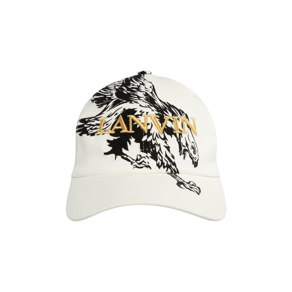 Lanvin x Future Baseball Cap Eagle Off White/Black