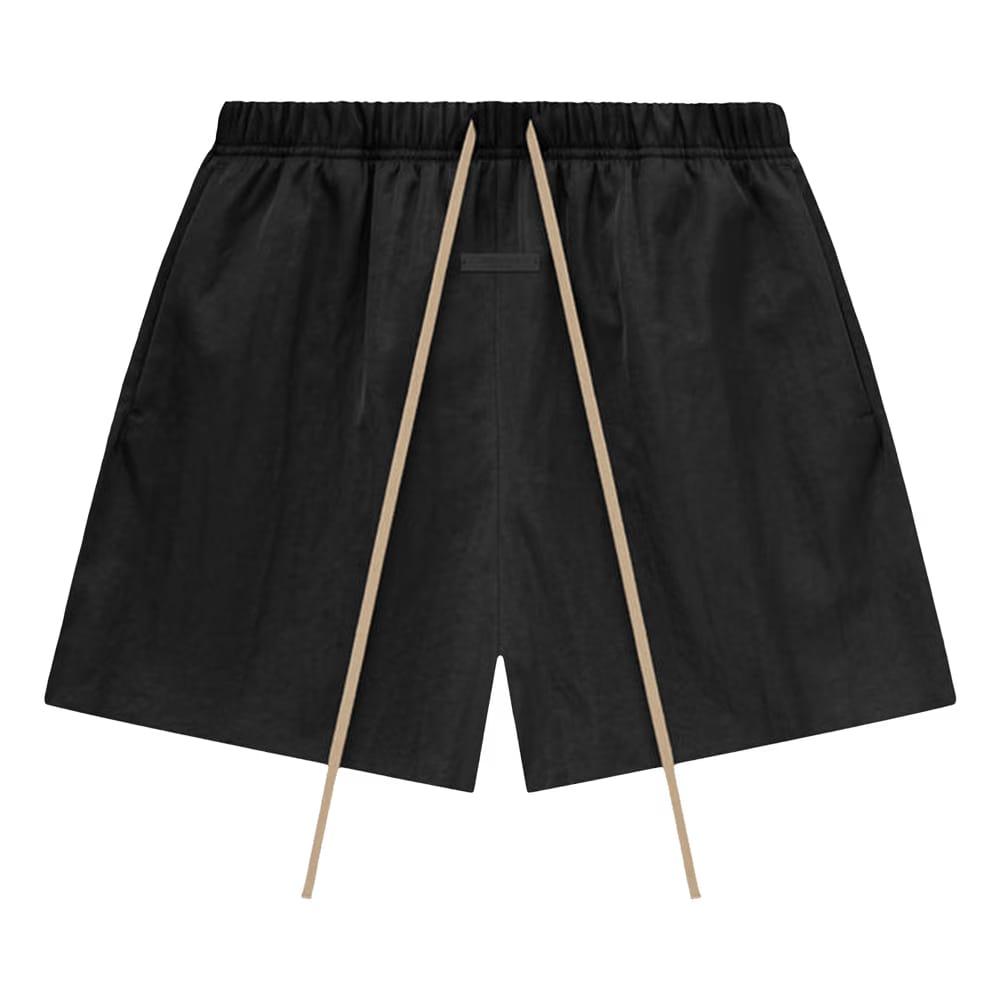 Fear of God Essentials Textured Nylon Soccer Shorts Black