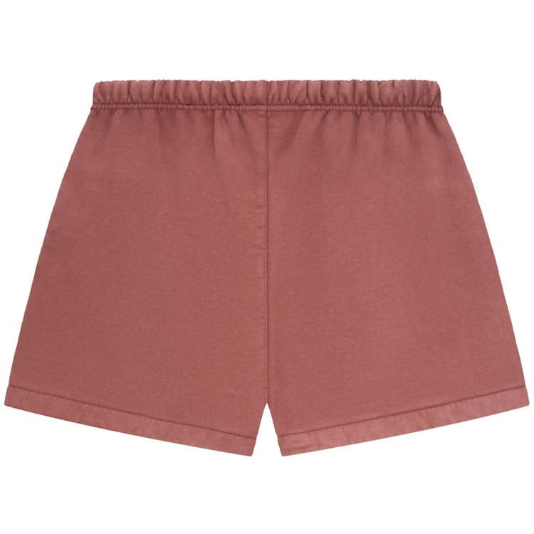 Fear of God Essentials Heavy Fleece Soccer Shorts Crimson