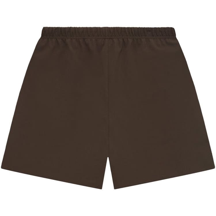 Fear of God Essentials Bonded Nylon Soccer Shorts Brown