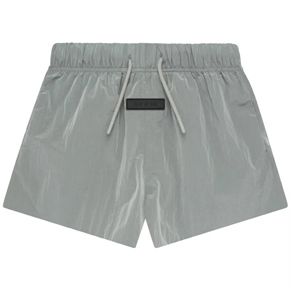 Fear of God Essentials Kids Crinkle Nylon Running Shorts Seal