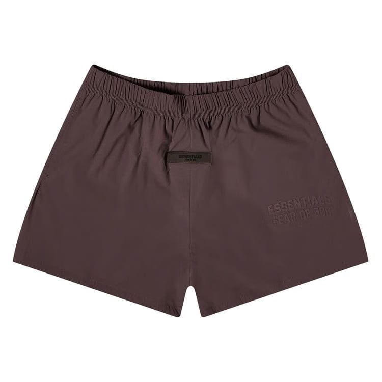 Fear of God Essentials Running Nylon Shorts Plum