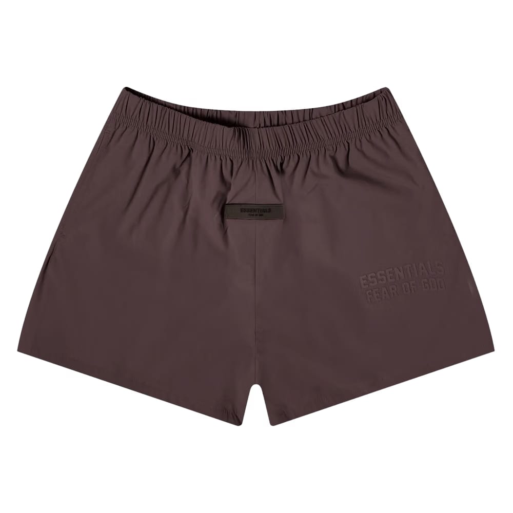 Fear of God Essentials Running Nylon Shorts Plum