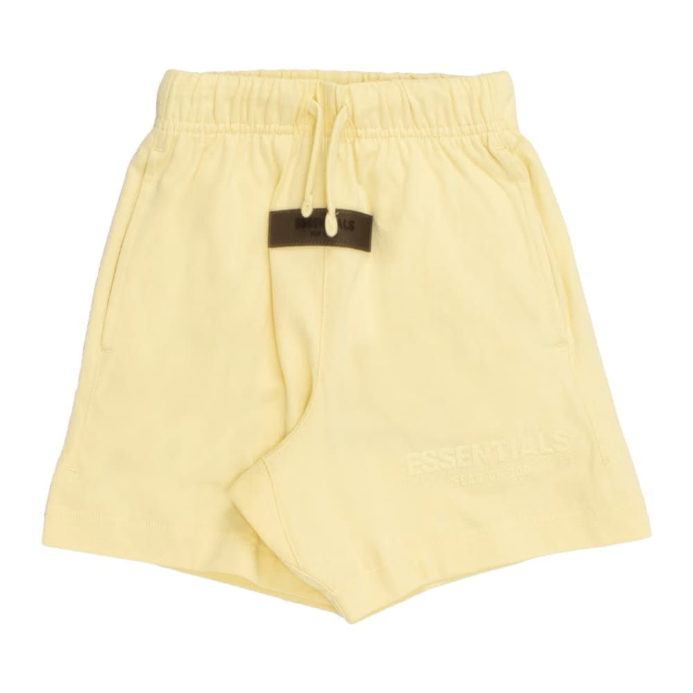Fear of God Essentials Kids Jersey Shorts Canary