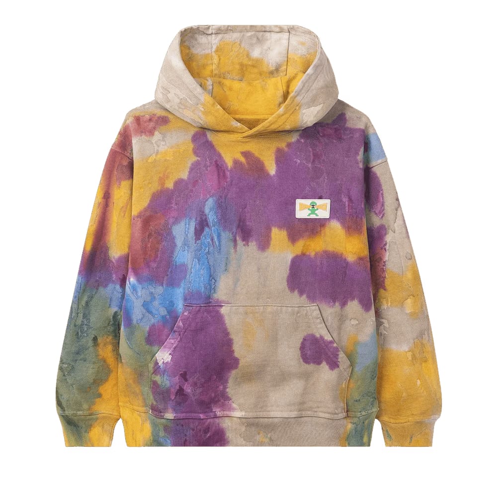 Brain Dead Shout PVC Patch Hoodie Tie-Dye