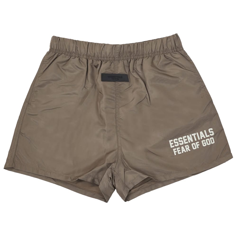 Fear of God Essentials Kids Running Shorts Wood