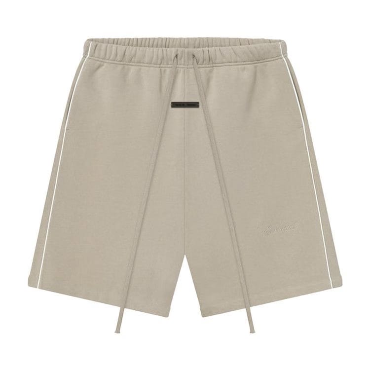 Fear of God Essentials Relaxed Fleece Sweatshort With Piping Timber/Cloud White