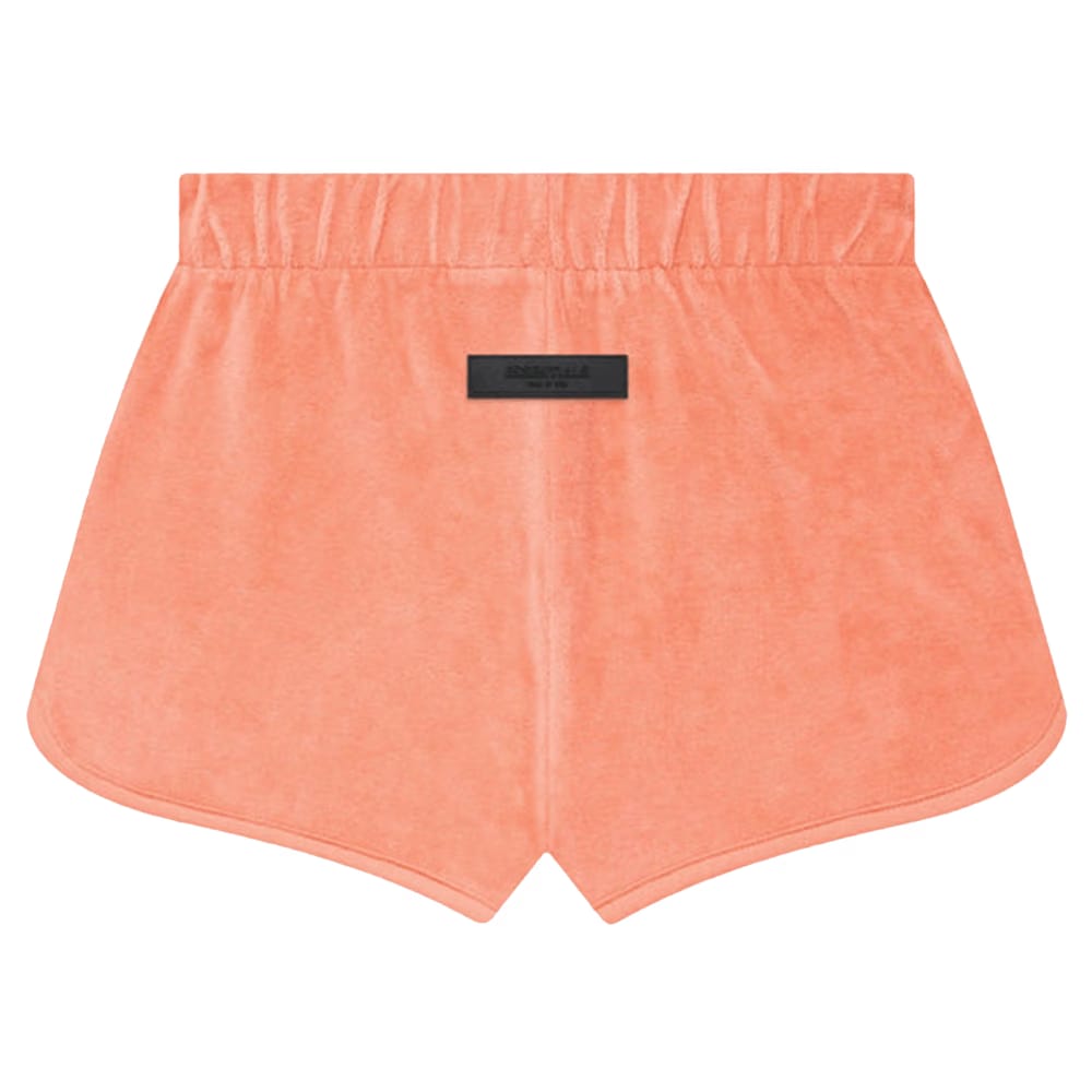 Fear of God Essentials Velour Shorts Coral