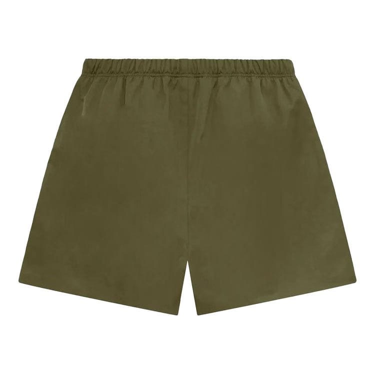 Fear of God Essentials Textured Nylon Soccer Shorts Olive