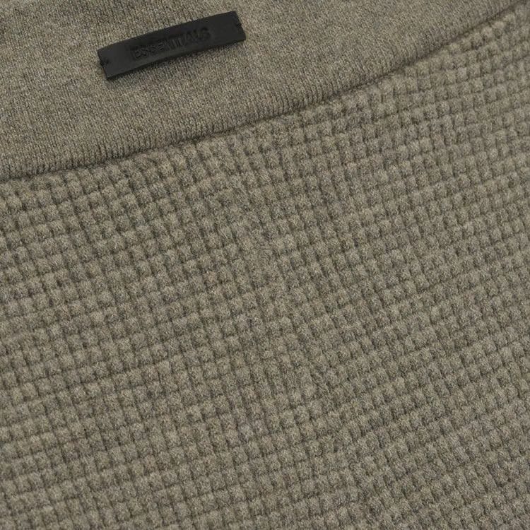 Fear of God Essentials Waffle Biker Shorts Homestead Heather