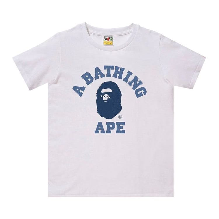 BAPE Denim College T-Shirt White