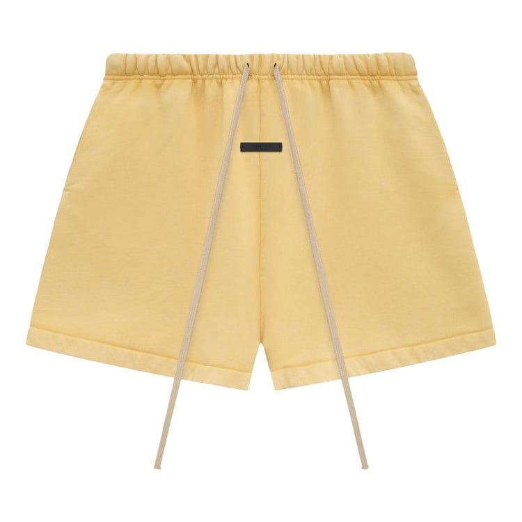 Fear of God Essentials Heavy Fleece Soccer Shorts Amber