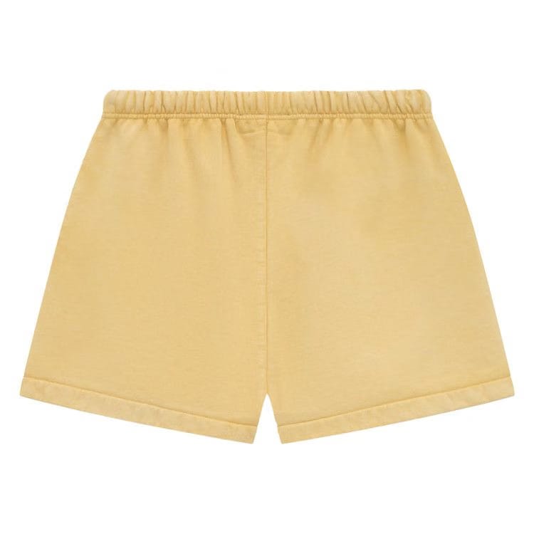 Fear of God Essentials Heavy Fleece Soccer Shorts Amber