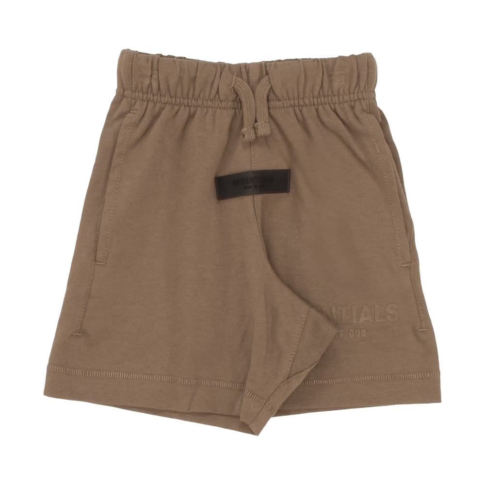 Fear of God Essentials Kids Jersey Shorts Wood