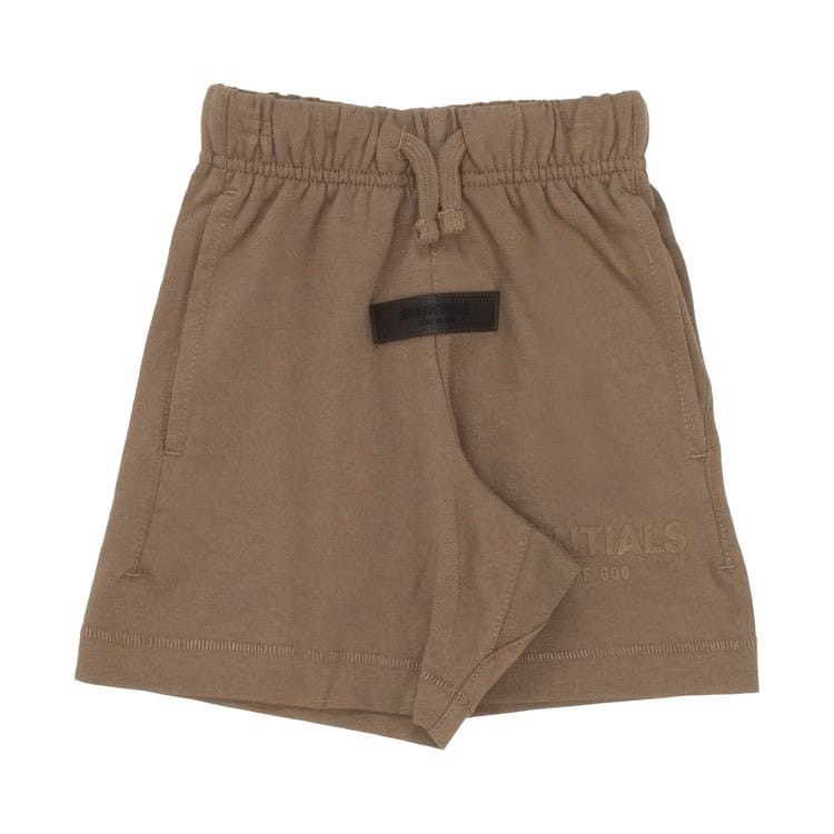 Fear of God Essentials Kids Jersey Shorts Wood