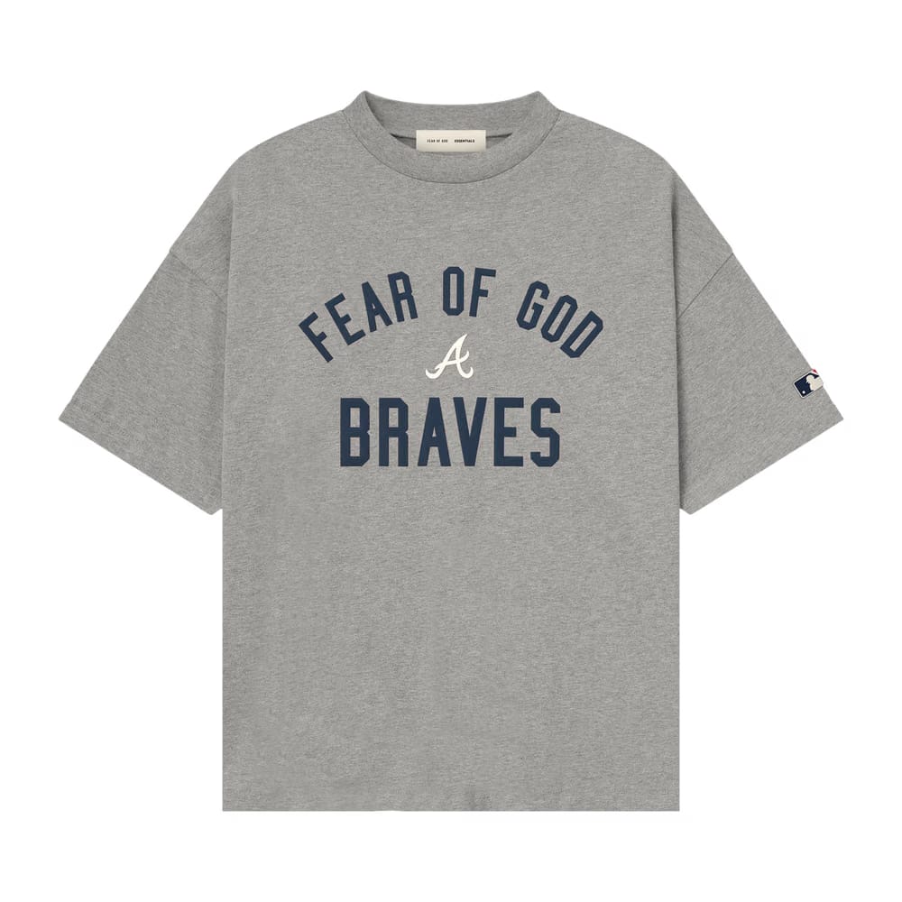 Fear of God Essentials Braves T-Shirt Dark Heather