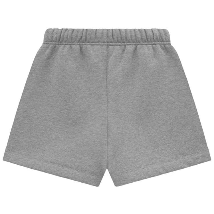 Fear of God Essentials Kids Fleece Soccer Shorts Dark Heather