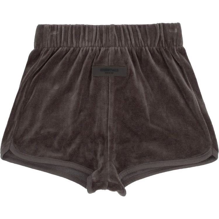 Fear of God Essentials Velour Beach Shorts Iron