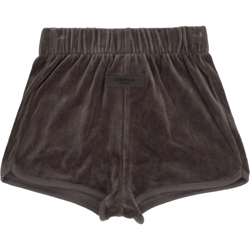 Fear of God Essentials Velour Beach Shorts Iron