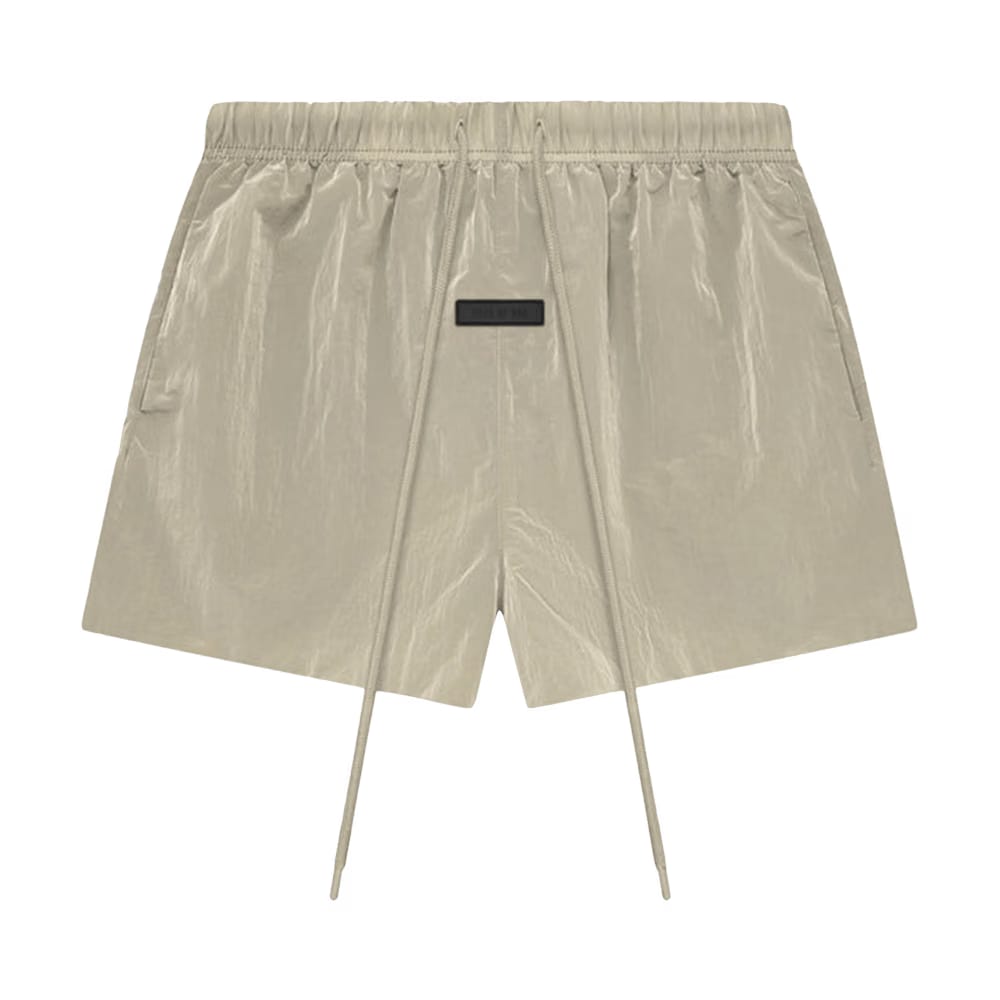 Fear of God Essentials Crinkle Nylon Running Shorts Garden Yellow