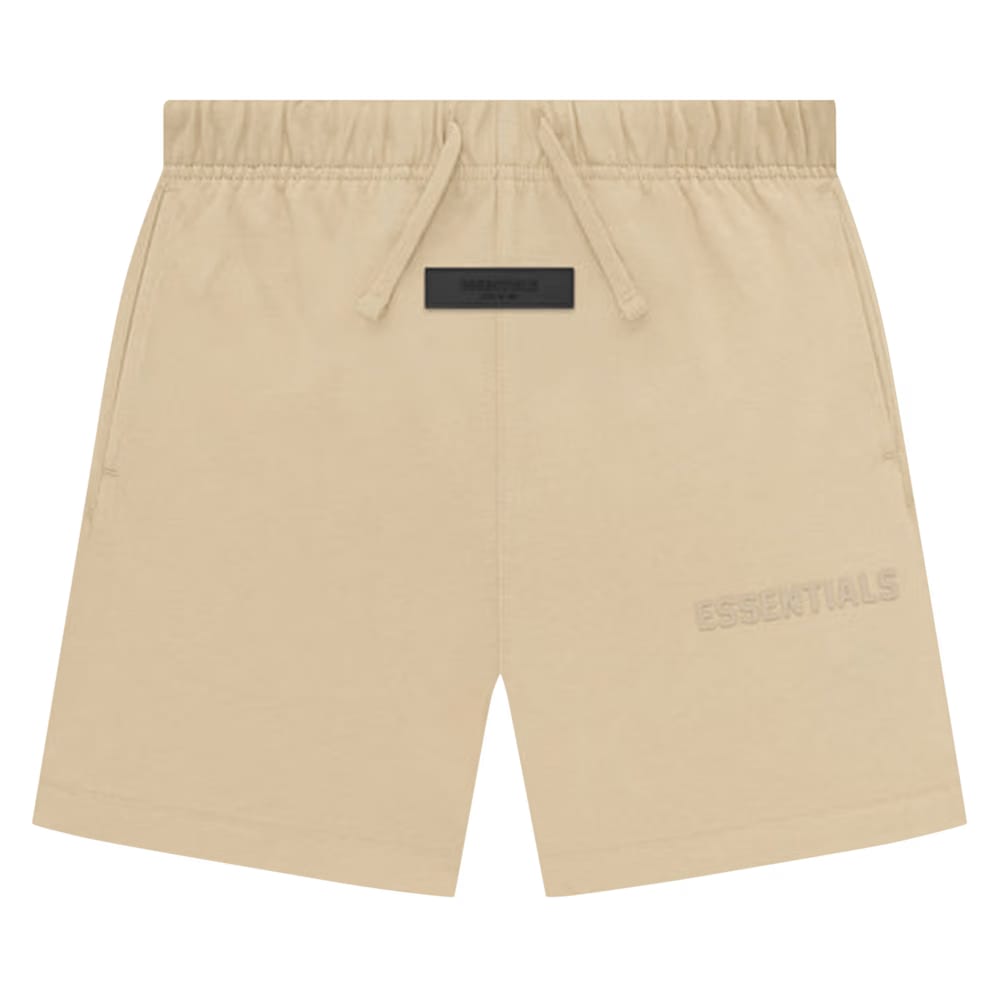 Fear of God Essentials Kids Jersey Shorts Sand