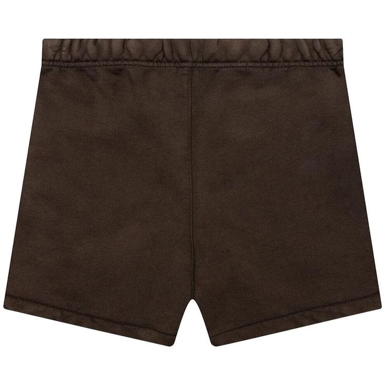 Fear of God Essentials Kids Heavy Fleece Soccer Shorts Brown