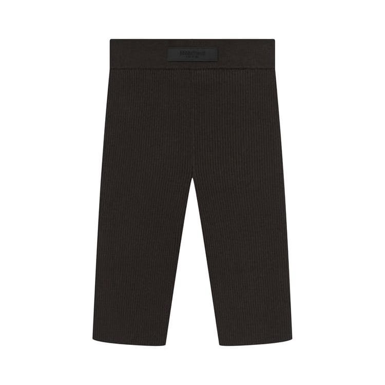 Fear of God Essentials Knit Rib Sport Shorts Off Black