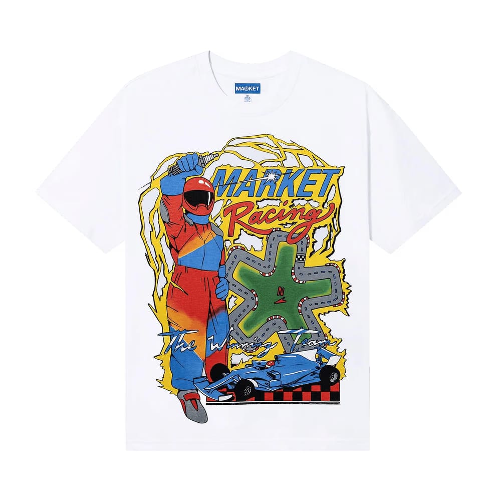 Market Racing Circuit T-Shirt White