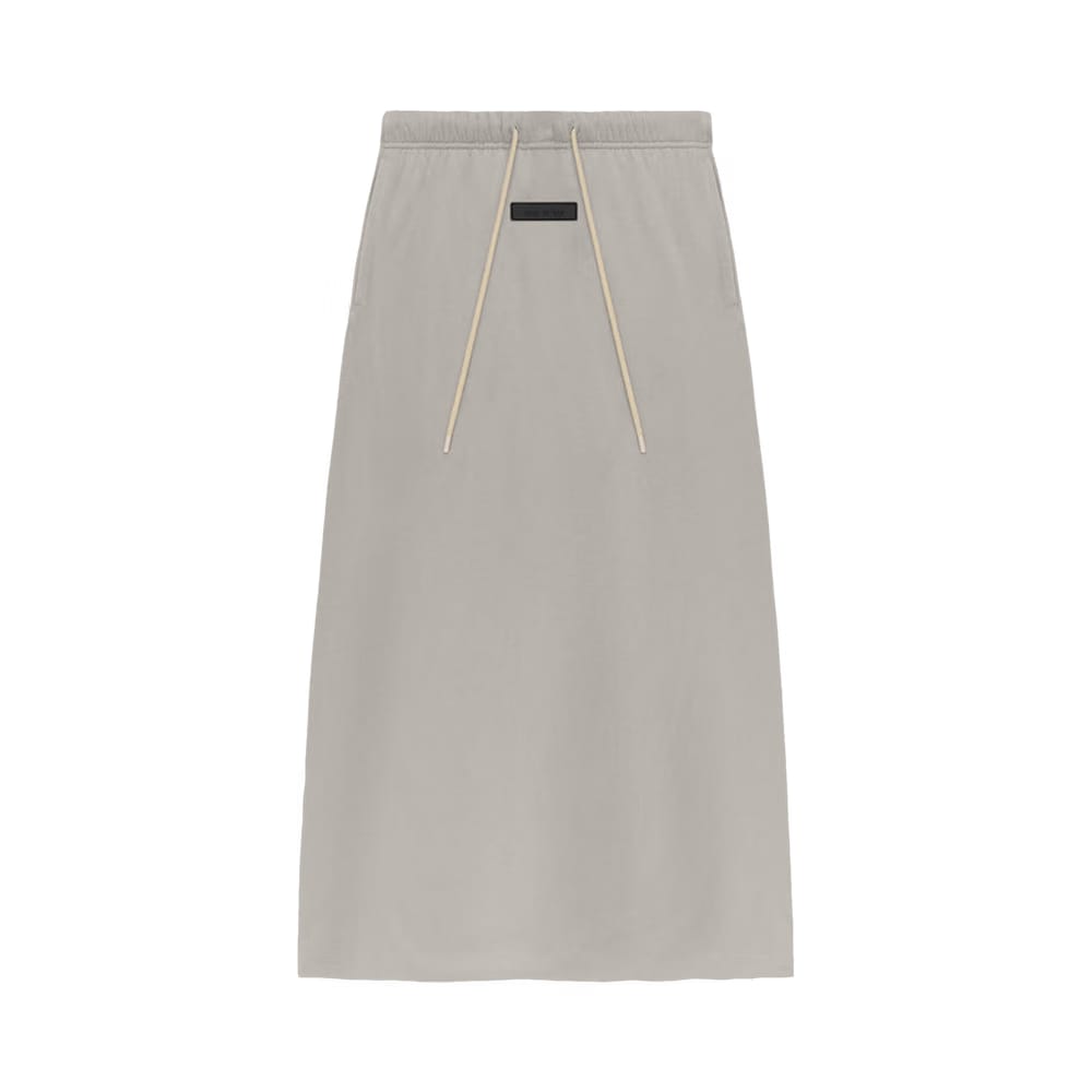 Fear of God Essentials Jersey Skirt Silver Cloud