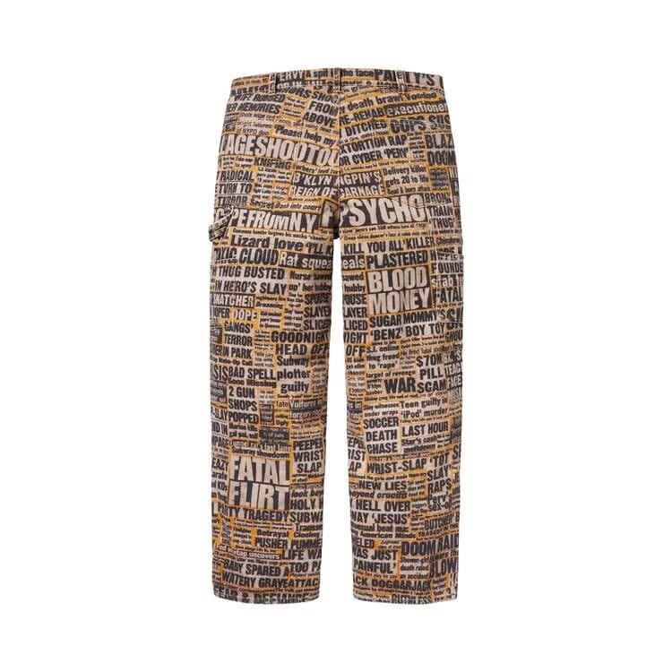 Supreme x Dash Snow Double Knee Painter Pant Multicolor