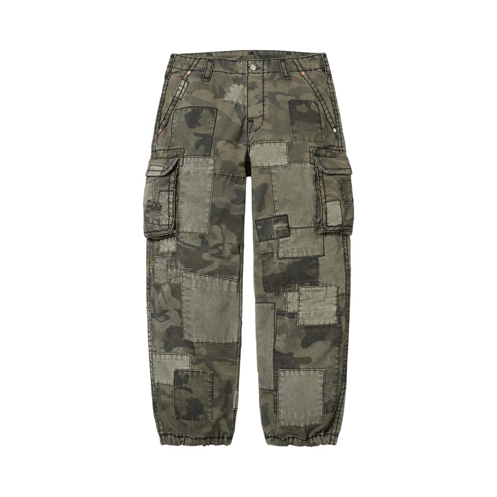 Supreme x True Religion Patchwork Cargo Pant Olive Camo