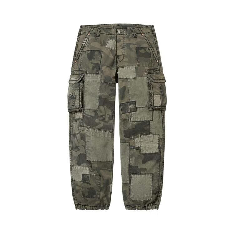 Supreme x True Religion Patchwork Cargo Pant Olive Camo