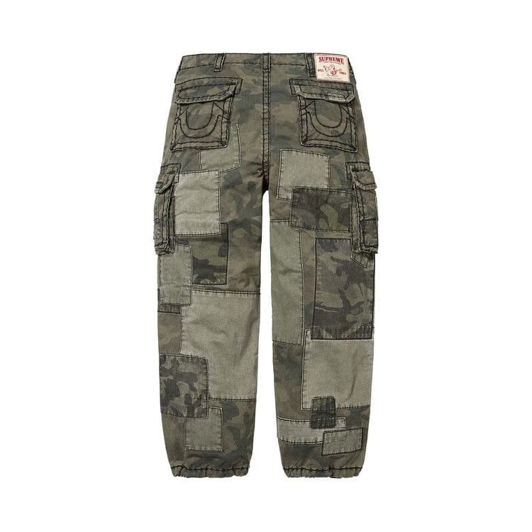 Supreme x True Religion Patchwork Cargo Pant Olive Camo