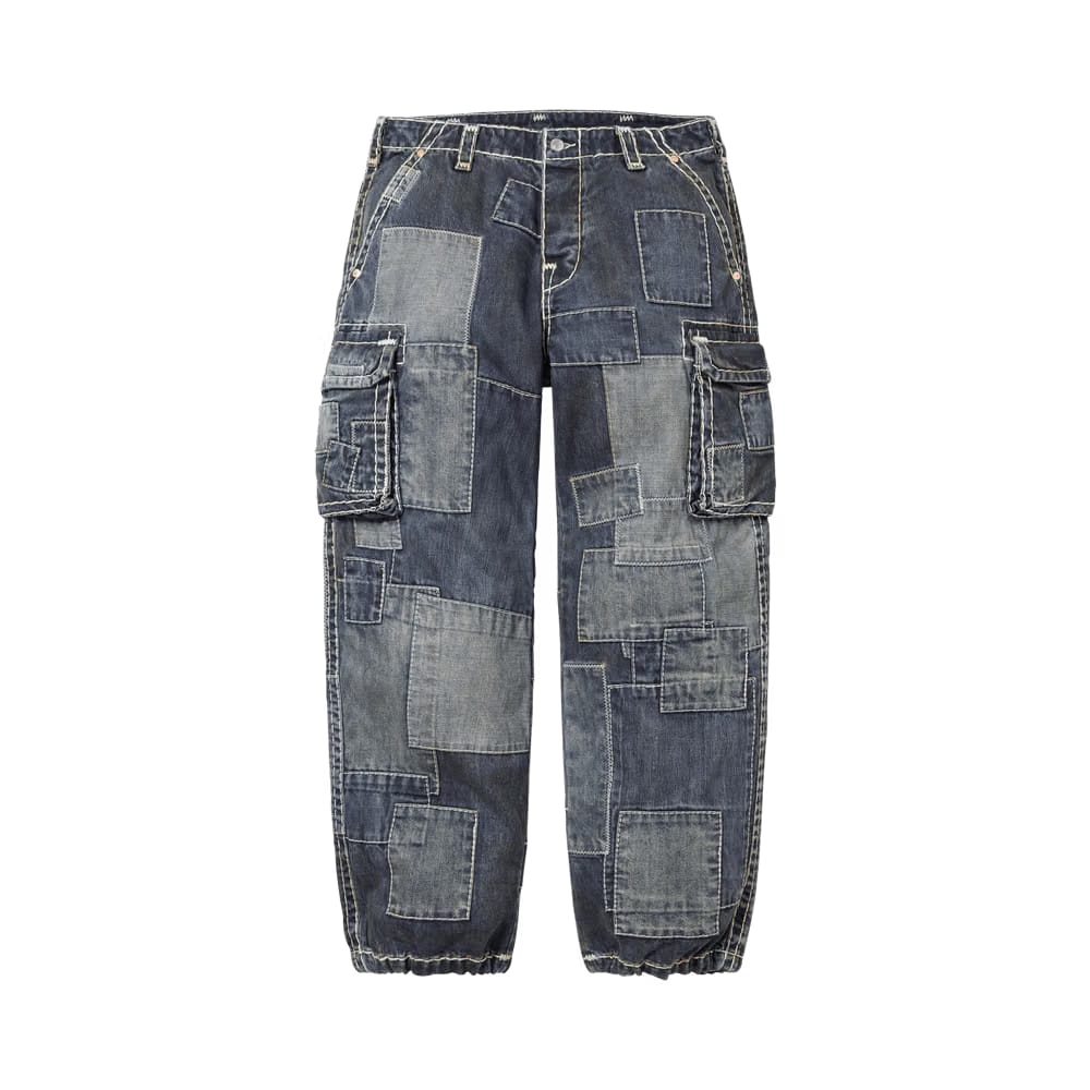 Supreme x True Religion Patchwork Cargo Pant Dirty Indigo