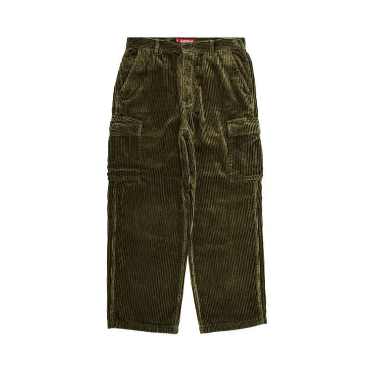 Supreme Wide Wale Corduroy Cargo Pant Olive