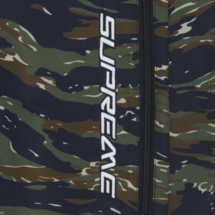 Supreme Full Zip Baggy Warm Up Pant Tiger Camo