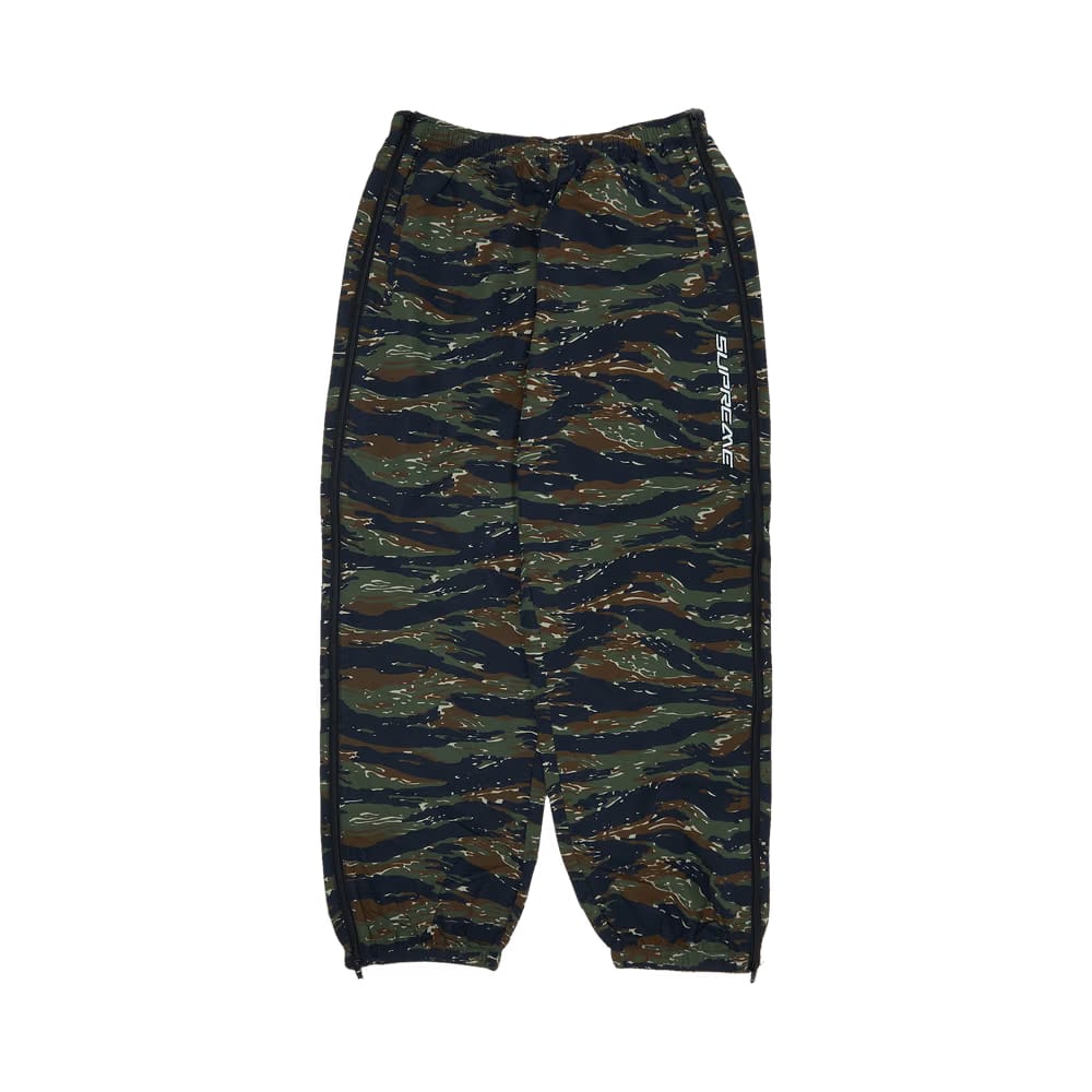 Supreme Full Zip Baggy Warm Up Pant Tiger Camo